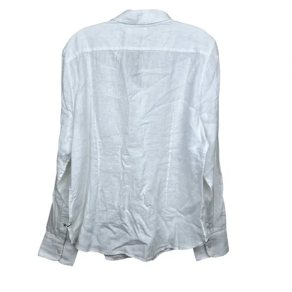 J.CREW Slim Perfect Shirt Baird Mcnutt
Irish Linen Shirt White 14 White - Picture 7 of 8